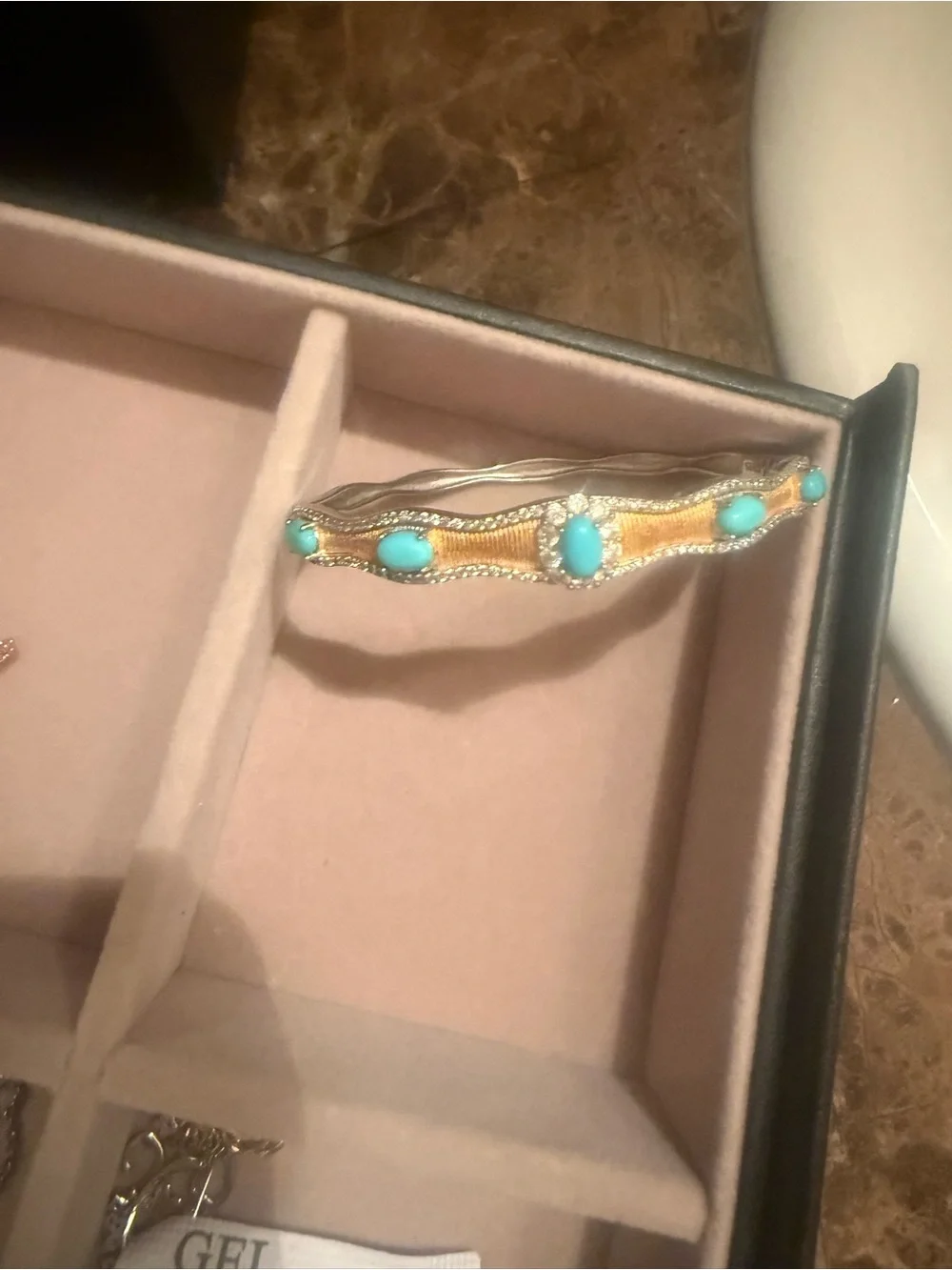 Sterling Silver and Turquoise Bracelet